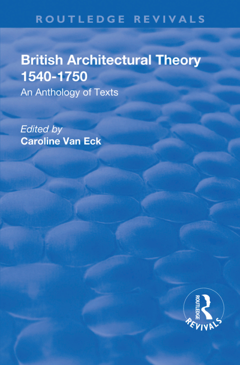 Cover image for book British Architectural Theory 1540-1750
