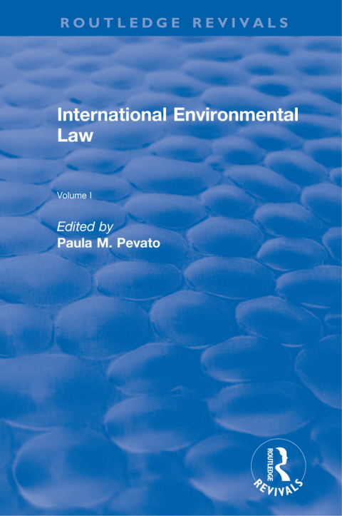 Cover image for book International Environmental Law, Volume I