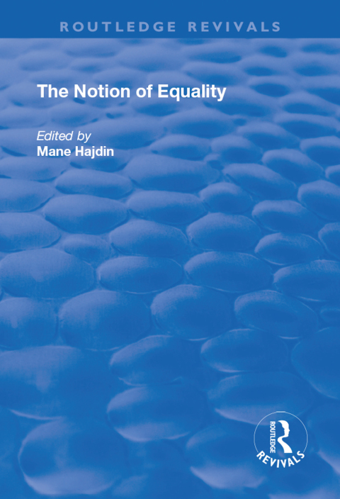 Cover image for book The Notion of Equality