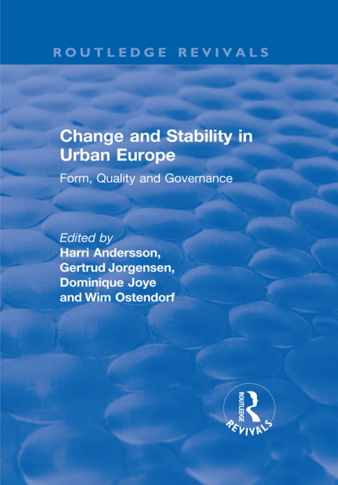 Cover image for book Change and Stability in Urban Europe