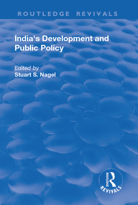 Cover image for book India's Development and Public Policy