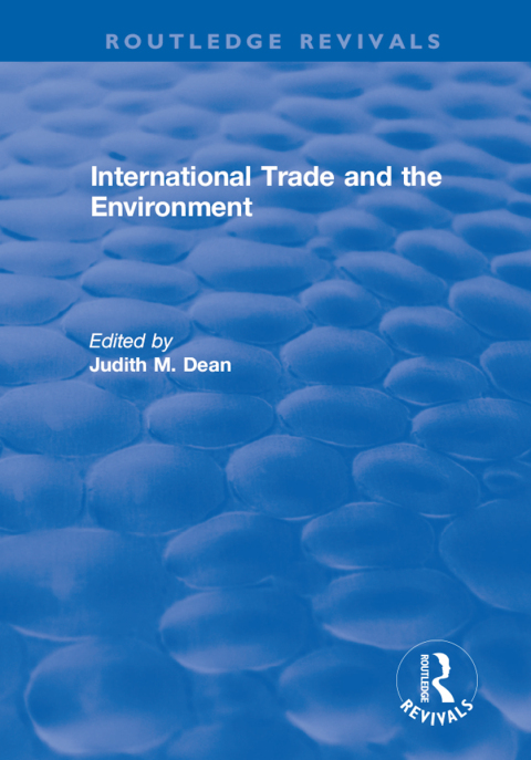 Cover image for book International Trade and the Environment