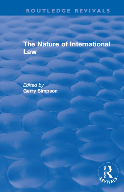 Cover image for book The Nature of International Law