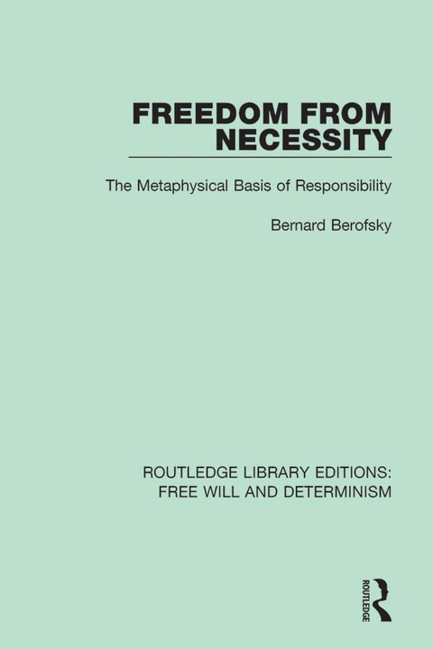 Cover image for book Freedom from Necessity