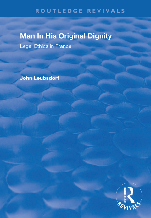 Cover image for book Man in His Original Dignity