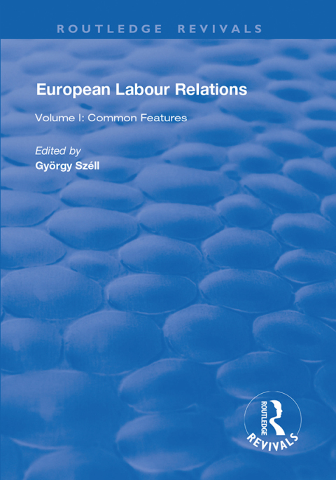 Cover image for book European Labour Relations