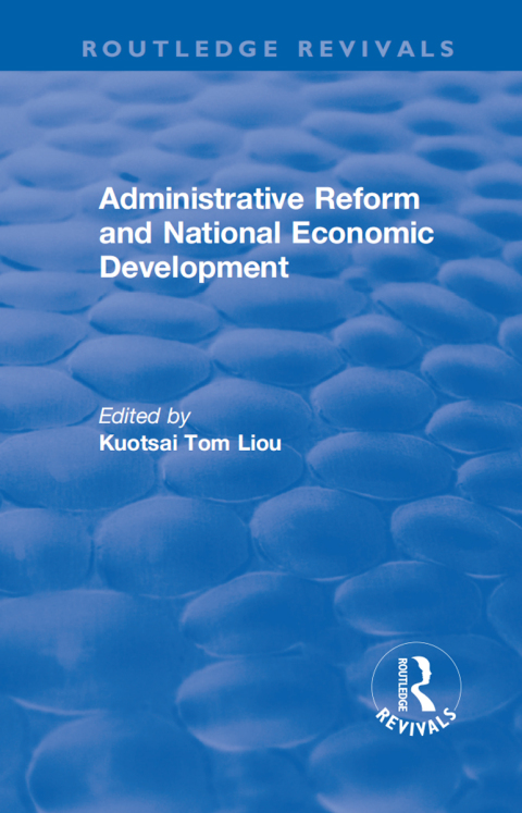 Cover image for book Administrative Reform and National Economic Development