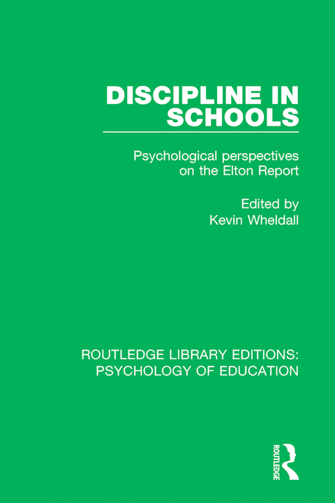 Cover image for book Discipline in Schools