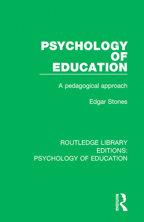 Cover image for book Psychology of Education