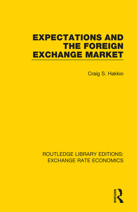 Cover image for book Expectations and the Foreign Exchange Market