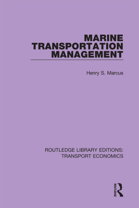 Cover image for book Marine Transportation Management