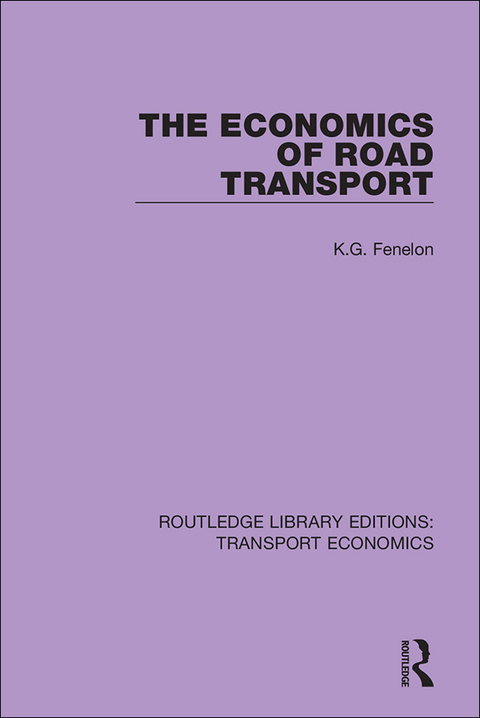 Cover image for book The Economics of Road Transport