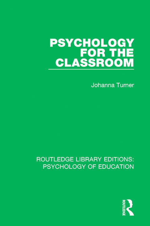 Cover image for book Psychology for the Classroom