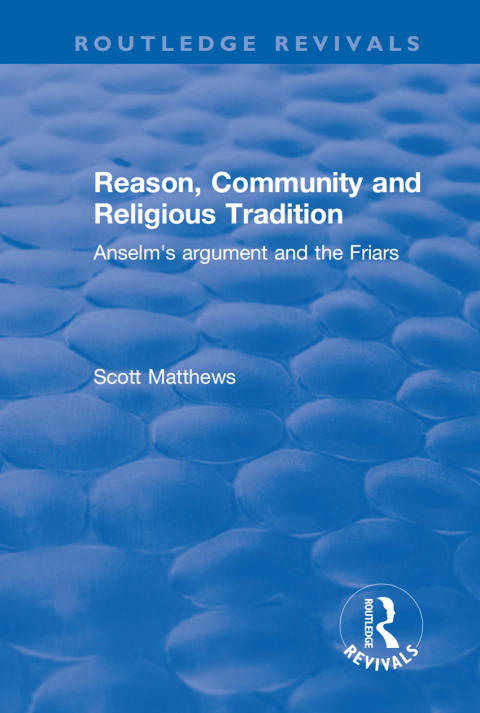 Cover image for book Reason, Community and Religious Tradition