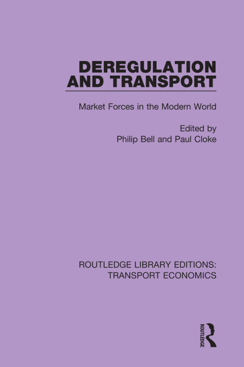Cover image for book Deregulation and Transport
