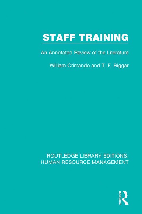 Cover image for book Staff Training