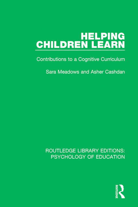 Cover image for book Helping Children Learn