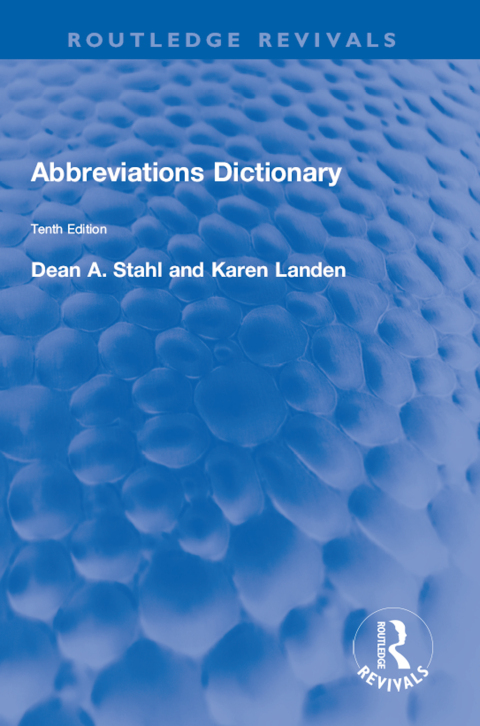 Cover image for book Abbreviations Dictionary