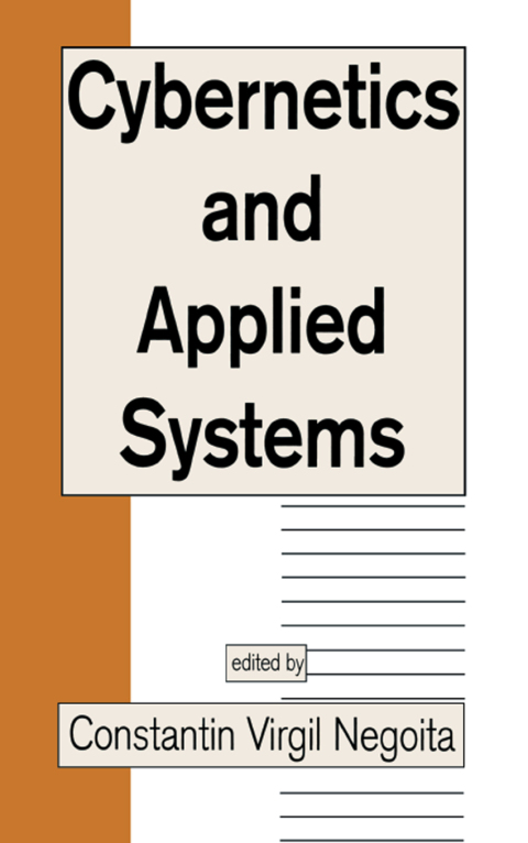 Cover image for book Cybernetics and Applied Systems