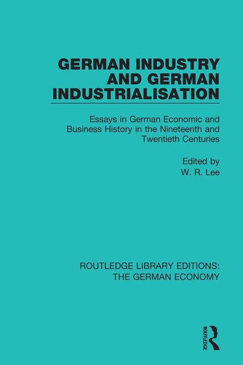 Cover image for book German Industry and German Industrialisation