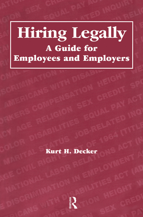 Cover image for book Hiring Legally