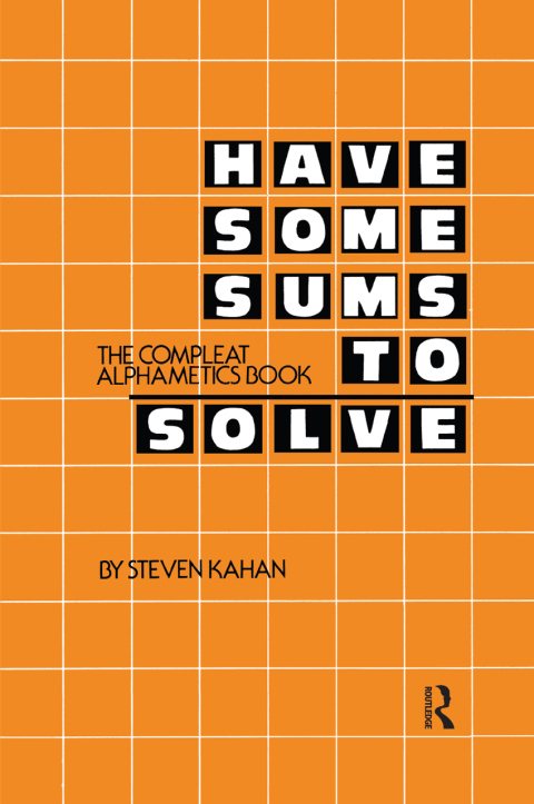Cover image for book Have Some Sums to Solve