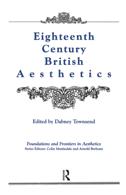 Cover image for book Eighteenth-Century British Aesthetics