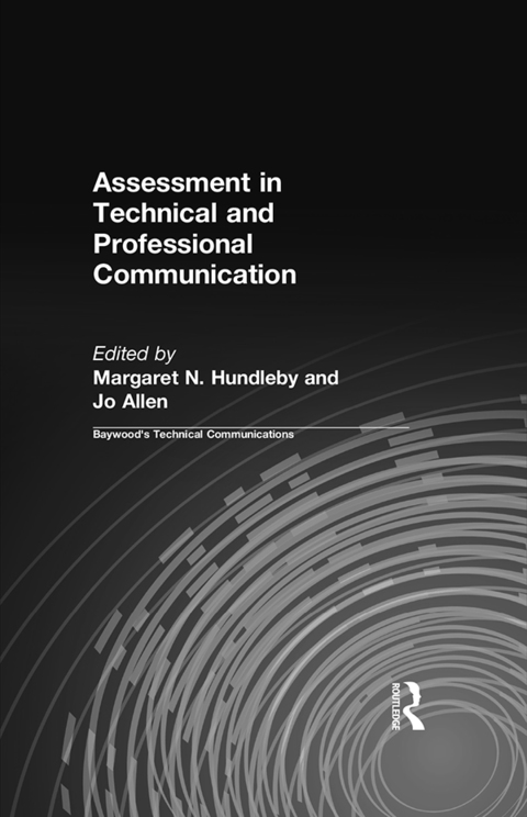 Cover image for book Assessment in Technical and Professional Communication