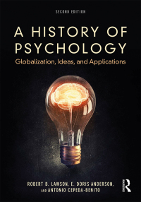 Cover image: A History of Psychology 2nd edition 9780415788274