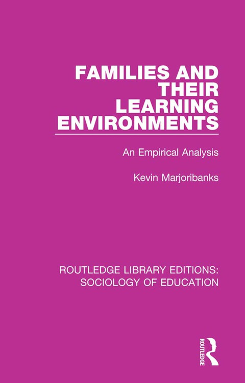 Cover image for book Families and their Learning Environments