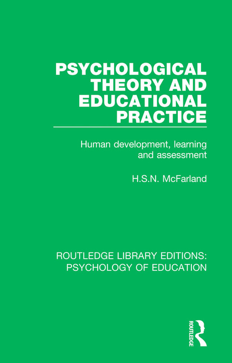 Cover image for book Psychological Theory and Educational Practice