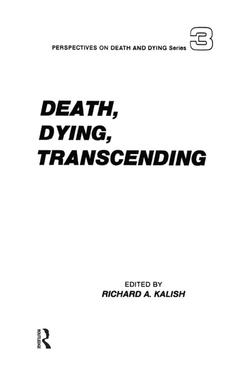 Cover image for book Death, Dying, Transcending