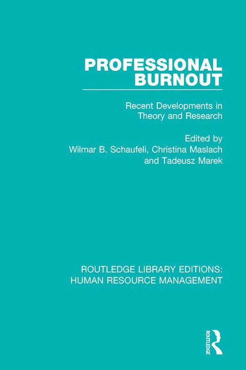 Cover image for book Professional Burnout