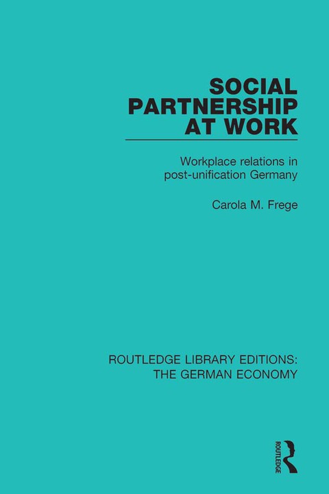 Cover image for book Social Partnership at Work