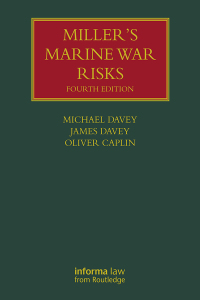 Cover image: Miller's Marine War Risks 4th edition 9780415317566