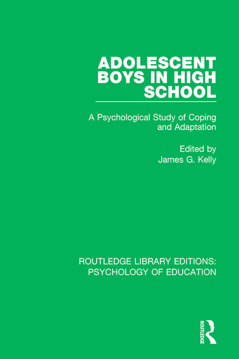 Cover image for book Adolescent Boys in High School