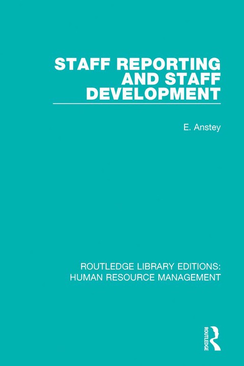 Cover image for book Staff Reporting and Staff Development
