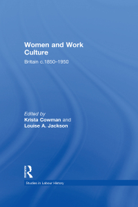 صورة الغلاف: Women and Work Culture 1st edition 9781138270817
