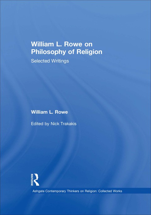Cover image for book William L. Rowe on Philosophy of Religion