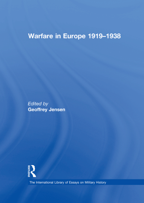 Cover image for book Warfare in Europe 1919–1938