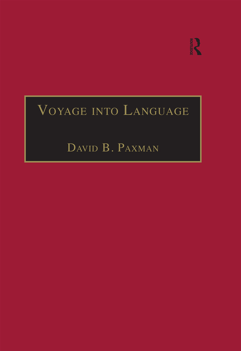Cover image for book Voyage into Language