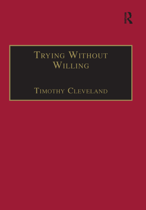 Cover image for book Trying Without Willing