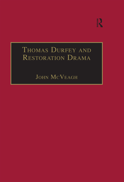 Cover image for book Thomas Durfey and Restoration Drama