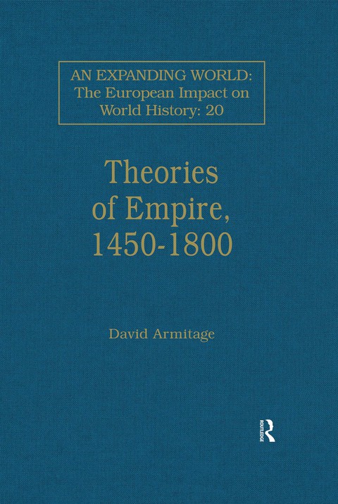 Cover image for book Theories of Empire, 1450–1800