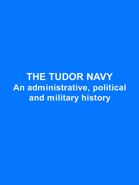 Cover image for book The Tudor Navy