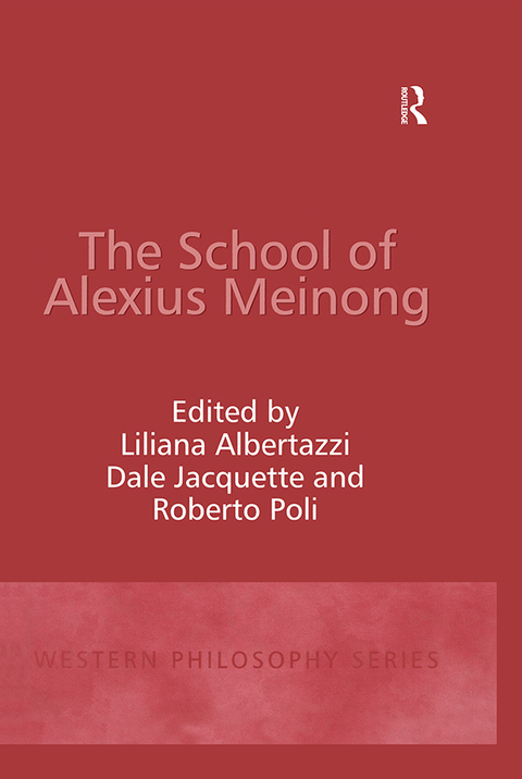 Cover image for book The School of Alexius Meinong