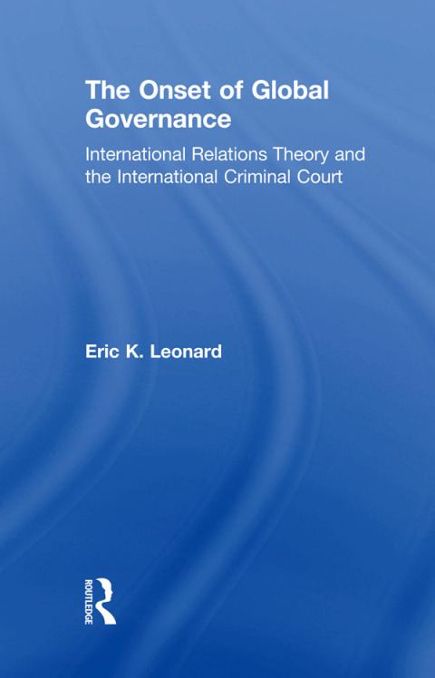 Cover image for book The Onset of Global Governance