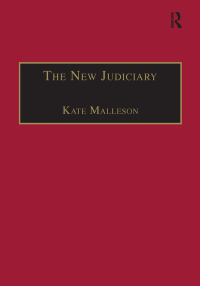 صورة الغلاف: The New Judiciary 1st edition 9781840140774