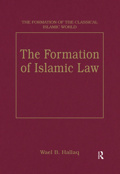 Cover image for book The Formation of Islamic Law