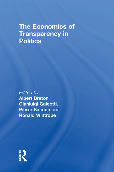 Cover image for book The Economics of Transparency in Politics